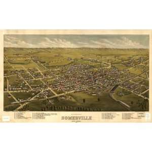  1882 map of Somerville, New Jersey