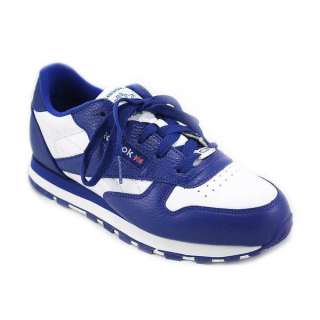 Reebok Classic Royal & White Leather Sneakers for Youth  