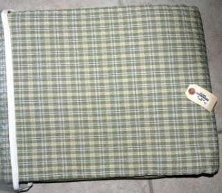 New $159 Orvis Daybed Cover Green & Blue Plaid  