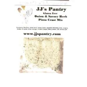 JJs Pantry Gluten Free Onion & Savory Herb Pizza Crust Mix  