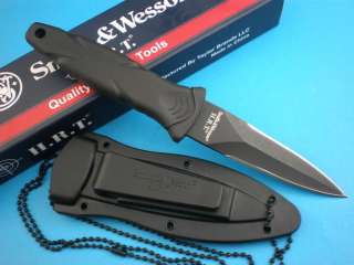 Smith Wesson Fixed Blade Knives Survival Tactical HRT3 Boot Knife K58 