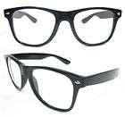 50s Wayfarer Buddy Holly NERD Geek Emo Clear Glasses items in Tragic 