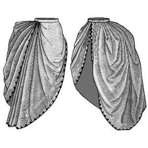  1886 Bordered Asymetrical Overskirt Pattern Everything 