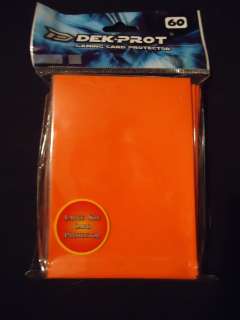 Dek Prot Magic/Pokemon Card Deck Protectors Tulip Orange 60 Sleeves 