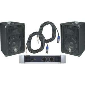  Yamaha BR10 / P2500S Speaker & Amp Package Musical 