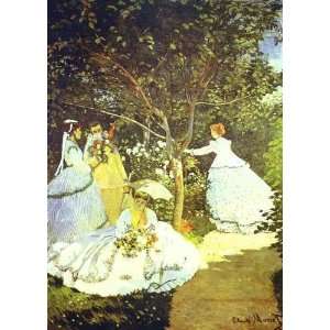 FRAMED oil paintings   Claude Monet   24 x 34 inches   Women in the 