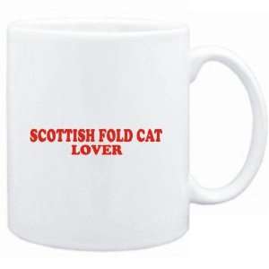  Mug White  Scottish Fold LOVER  Cats