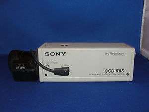 Sony SSC M374 CCD IRIS Black & White Video Camera  