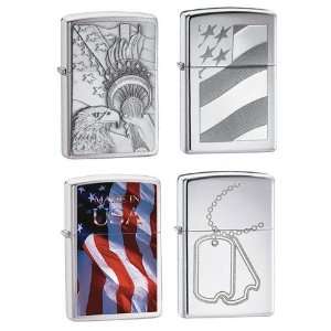   Something Patriotic, Old Glory, Made in USA and Military Dog Tags Logo