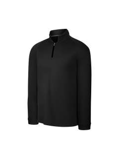 Adidas adiPURE Mens Long Sleeve Half Zip Golf Sweater – Blue / Black 