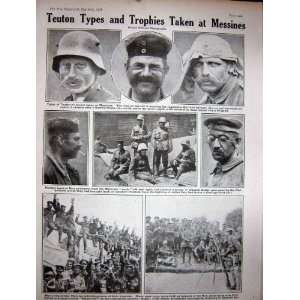  1917 WW1 German Machine Gun Africa Soldiers Teuton Army 