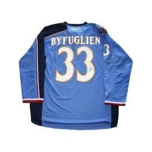  Dustin Byfuglien Autographed/Hand Signed Pro Jersey 