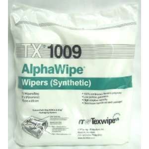 Bag of 75 wipes) TX 1009 AlphaWipe 100% Continuous Filament Polyester 