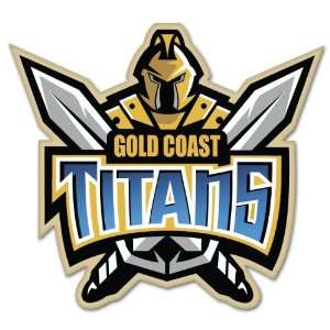  Goald Coast Titans RUGBY league bumper sticker 5 x 4 