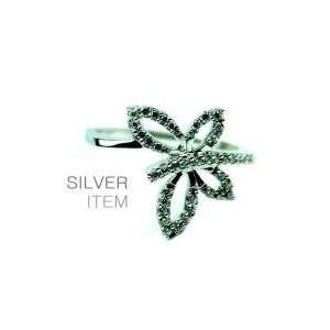  Silver Cubic Zirconia Butterfly Ring Lowest Price Jewelry