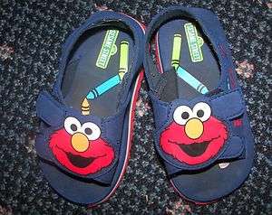 Cute Elmo sesame street toddler sandals  