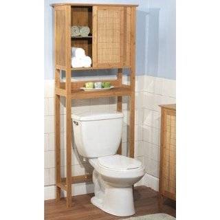  Wooden Bathroom Organizer with Doors