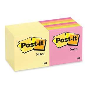  Post it Notes 65414YWM   Note Pad Assortment, 3 x 3, 7 