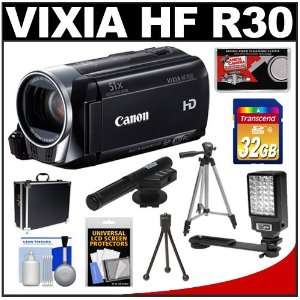 com Canon Vixia HF R30 Flash Memory 1080p HD Digital Video Camcorder 