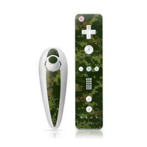  CAD Camo Design Nintendo Wii Nunchuk + Remote Controller 