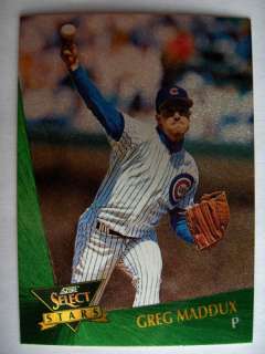 Greg Maddux 1993 Select Chase Stars Promo Chicago Cubs  