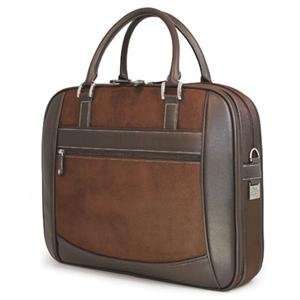  Mobile Edge, Brown Suede Briefcase FD (Catalog Category 
