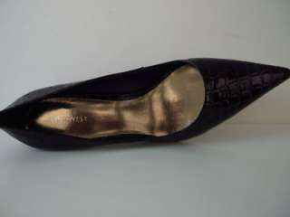 NINE WEST NOVAO Eggplant Purple Womens Shoes Classic Pumps Heels US 