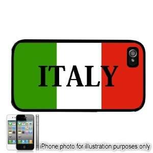  Italy Italian Name Flag Apple iPhone 4 4S Case Cover Black 