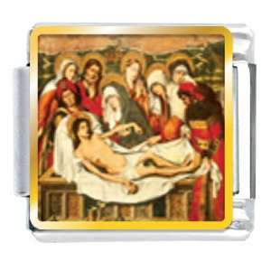 Pugster Buddhist Bracelet The Entombment Of Christ Religious Italian 