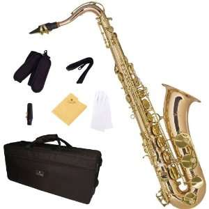  Cecilio TS 380 Tenor Saxophone   Gold Bb Musical 