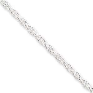    2.75mm, Sterling Silver, Loose Rope Chain, 20 inch Jewelry