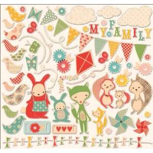  Togetherness Ready Set Chip 12x12 Adhesive Chipboard Sheet 