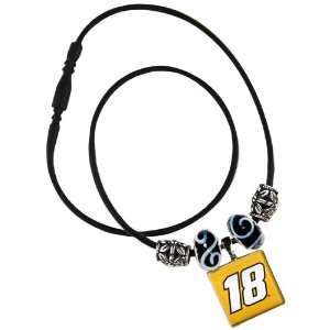  NASCAR Kyle Busch Life Tiles Necklace with Beads Sports 