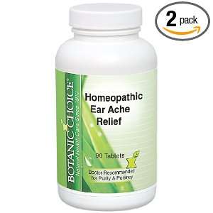 Botanic Choice Homeopathic Ear Ache Relief Formula, 90 Count (Pack of 