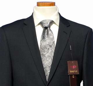 Profile Charcoal Herringbone Slim Cut Mens Dress Suit  