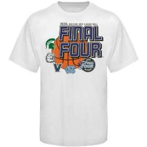  2009 NCAA Mens Basketball Final Four Bound White T shirt 