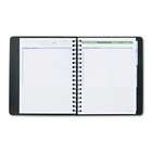 AT A GLANCE The Action Planner Recycled Daily Appointment Book, Black 