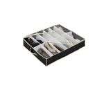 Kennedy Home Collections 12 pair Under Bed Shoe Organizer 5165 Black 
