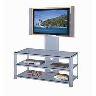 Lite Source Burly 3 Tier 19.5 TV Stand   Silver 