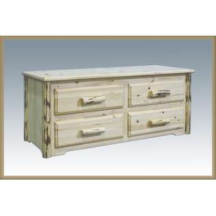   Montana Collection Sitting Chest, 4 Drawer Lacquered 