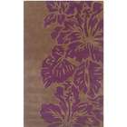 Rugs USA Contemporary Area Rugs Plum 5 x 8 100% Wool Hand Tufted 