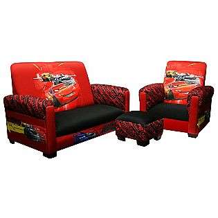 Delta Childrens Disney   Cars Toddler Sofa, Chair and Ottoman Set