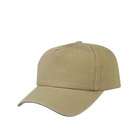Nissun Brand New Blank Hat 5 Panel Washed Cotton Cap in Khaki