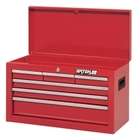 Waterloo ML600 26 inch Shop Series 6 Drawer Tool Chest   Red