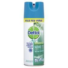 Dettol Disinfectant Spray Spring Water 400Ml   Groceries   Tesco 