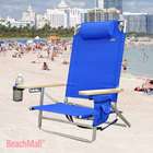 Copa Sports 5 position Platinum Lay Flat Beach Chair   Extra Tall Back 