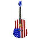 Main Street Guitars MAAF Dreadnought Acoustic Guitar American Flag