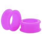   22mm)   Pink Silicone Flexible Acrylic Ear Plug Earlet   Body Jewelry