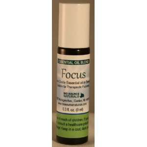 Focus Essential Oil Blend Roll on for ADD & Adhd Aromatherapy 9ml