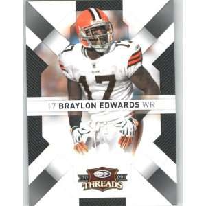 Braylon Edwards   Cleveland Browns   2009 Donruss Threads NFL Football 